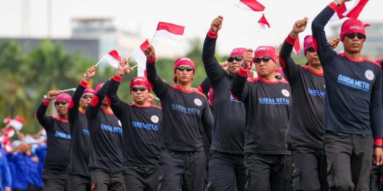 700 Buruh Kembali Bekerja,  Sukses Kolaborasi Polri dalam HUT Bhayangkara