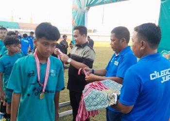 Sengitnya Pertarungan di Festival Sepak Bola Usia Muda Cilegon