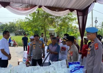 Polres Serang Bantu Petani Ciruas, Dukung Ketahanan Pangan Nasional