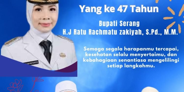 SMSI Kabupaten Serang Ucapkan Selamat Ulang Tahun ke-47 untuk Bupati Ratu Rachmatuzakiyah