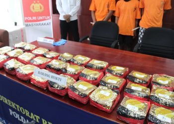 Polda Sulteng Gagalkan Penyelundupan 30 Kg Sabu