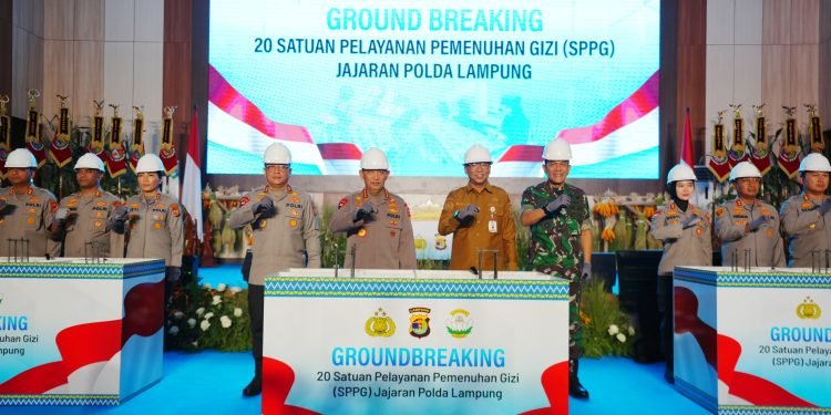 Kapolri Resmikan 20 SPPG di Lampung, Dukung Penuh Program MBG