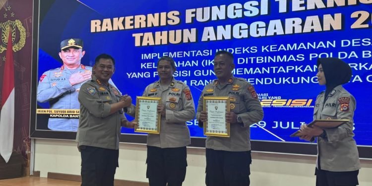 Binmas Polda Banten Raih Penghargaan