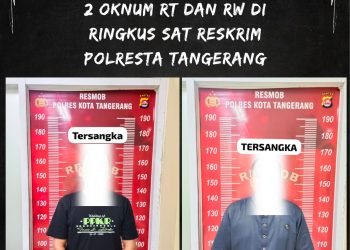 Oknum Ketua RT/RW di Tangerang Ditangkap, Diduga Peras Pemborong