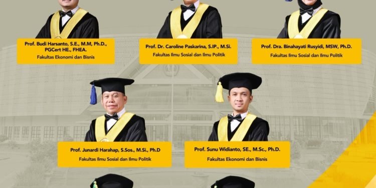 Unpad Kukuhkan Tujuh Guru Besar Baru,  Dorong Inovasi Keilmuan