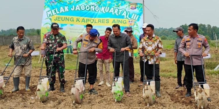 Swasembada Pangan: Kapolres Serang Bantu Petani Kopo