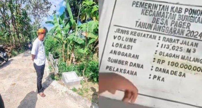 Viral! Bocil Review Jalan Rp 190 Juta di Ponorogo