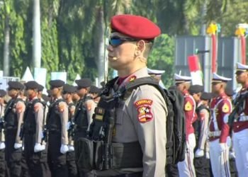 Pujian Presiden untuk Komandan Upacara Hari Bhayangkara