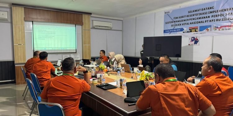 KPI RU III Plaju: Gold Reward untuk Keamanan Nasional