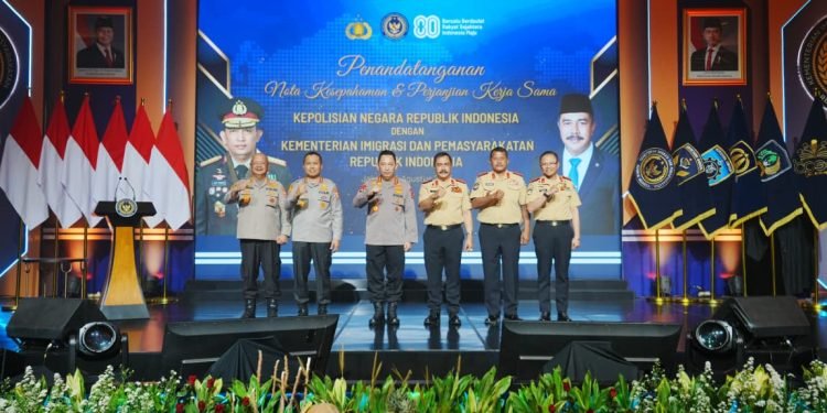 Polri dan Kementerian Imipas Teken Nota Kesepahaman Tingkatkan Sinergitas