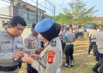 Operasi Gaktibplin: Polres Serang Jaga Profesionalisme Anggota