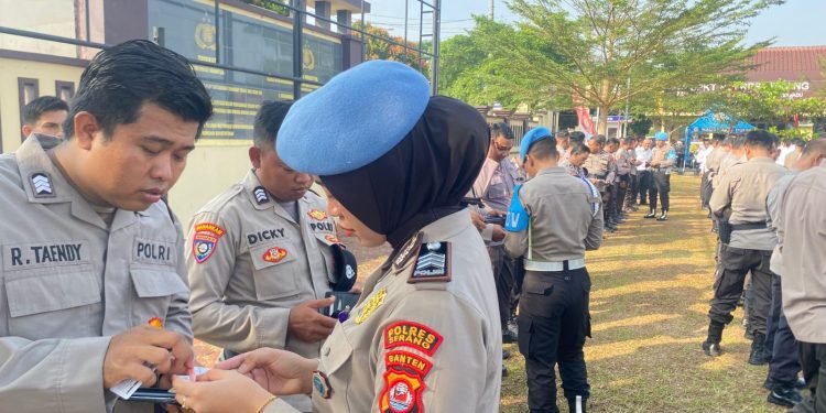Operasi Gaktibplin: Polres Serang Jaga Profesionalisme Anggota