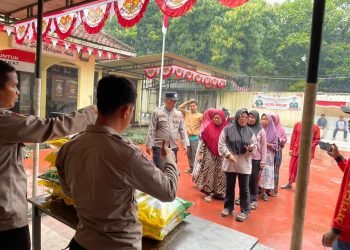 Polres Serang Gandeng Bulog: Bazar Pangan Murah di Jawilan Diserbu Warga!