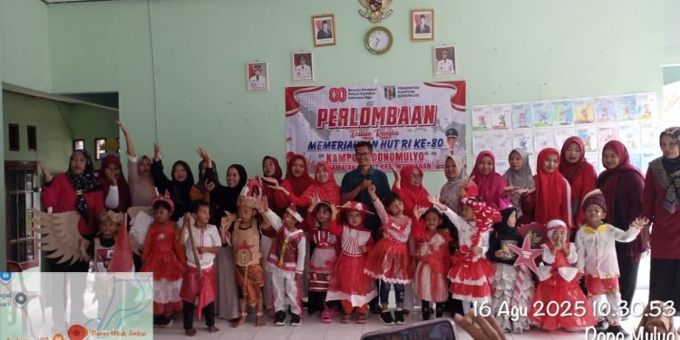Meriahnya HUT RI ke-80 di Donomulyo: Lomba Kreatif Pacu Semangat Kemerdekaan