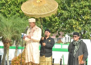 Upacara Khidmat di Situs Kesultanan Banten: Peringatan HUT ke-80 RI Penuh Makna