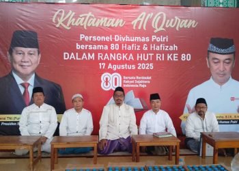 Polri dan 80 Hafiz: Khataman Quran untuk Indonesia yang Berkah