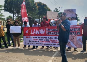 Jurnalis Serang Timur Bersatu: Aksi Solidaritas Kecam Kekerasan di PT Genesis