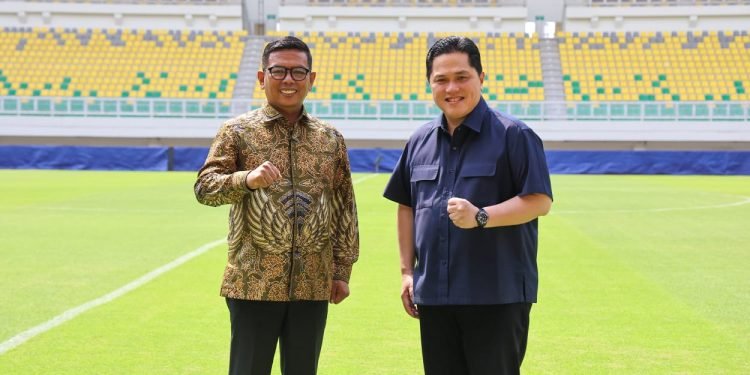 Erick Thohir Terkesan, Banten International Stadium Berpeluang Jadi Kandang Timnas Garuda!