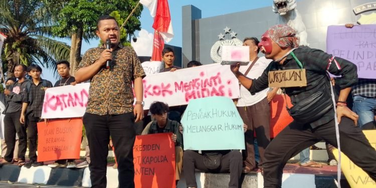 Geruduk Polda Banten, IJTI Desak Penuntasan Kasus Kekerasan Terhadap Jurnalis