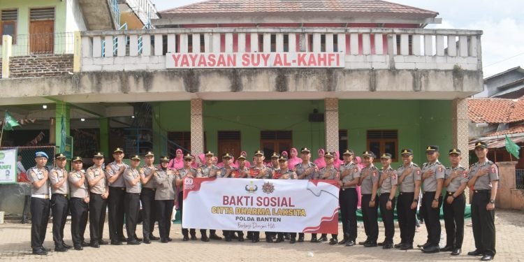 Siswa SIP Polda Banten Ulurkan Tangan: Kebahagiaan di Yayasan Suy Al-Kahfi