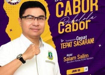 Banyak Cabor Dukung, Abdul Salam Salim Siap Pimpin Koni Banten
