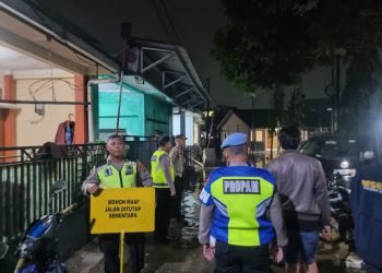 Curah Hujan Tinggi, Polisi Siaga Banjir di Cikupa: Warga Griya Yasa Jadi Prioritas