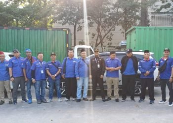 Polsek Tigaraksa Kawal Keberangkatan Massa SPSI Citra, Pastikan Aspirasi Buruh Terdengar di Senayan