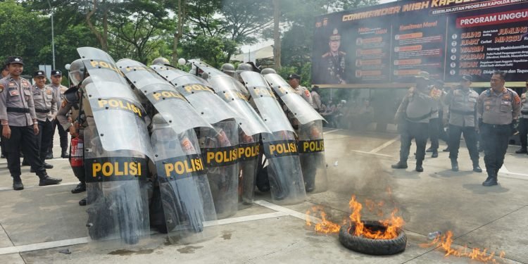 Polresta Tangerang Tingkatkan Skill Dalmas, Siap Amankan Aksi Unjuk Rasa!