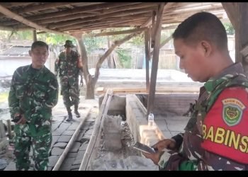 Danramil Pontang Gerebek Arena Sabung Ayam Ilegal di Lebak Wangi