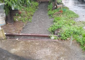 Selokan Tak Terawat, Warga Taman Mutiara Indah I Resah Hadapi Musim Hujan