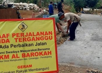 Pandeglang Menjerit: Warga Patungan Tambal Jalan