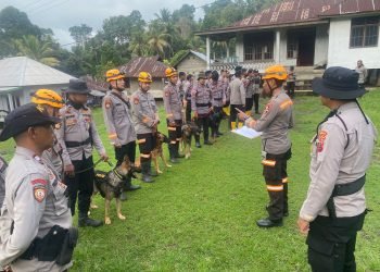 Tim K9 Polri di Nagakeo: Jejak Harapan di Tengah Puing Bencana