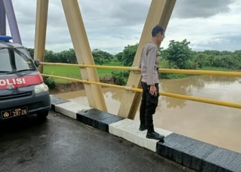 Siaga Bencana! Polres Serang Pantau Ketat Bendungan Pamarayan di Tengah Cuaca Ekstrem