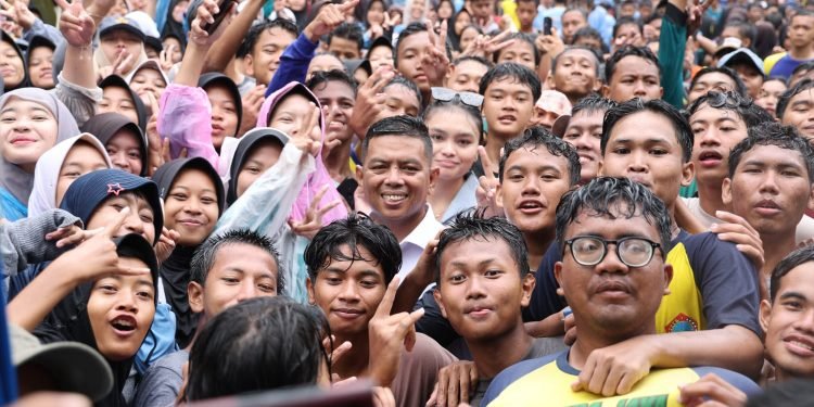 Andra Soni Hadiri Kemah Kebangsaan BISON, Beri Wejangan ke Ratusan Pelajar