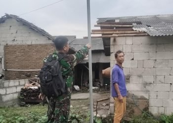 Jawilan Bangkit Kembali: Babinsa dan Warga Bersatu Padu Atasi Dampak Puting Beliung