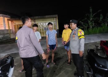 Polsek Pamarayan Intensifkan Patroli Malam, Wujudkan Kamtibmas Kondusif