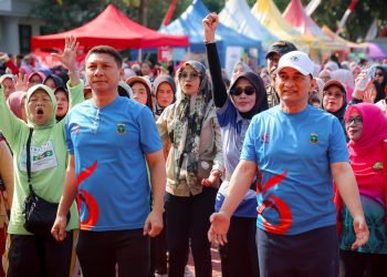 Wagub Banten Pimpin Senam Massal: Ajak Masyarakat Budayakan Hidup Sehat