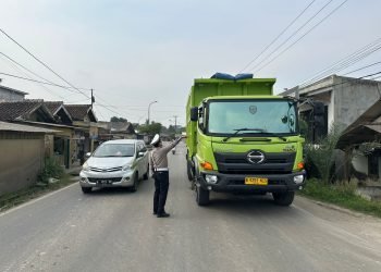Polres Serang Perketat Pengawasan Kendaraan Tambang: Prioritaskan Keselamatan di Jalan Raya