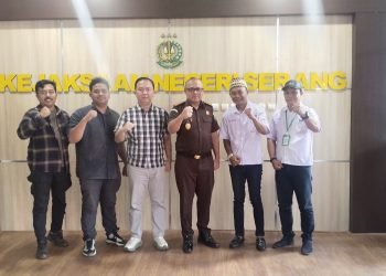 Perkuat Kemitraan, SMSI Kabupaten Serang Jalin Silaturahmi dengan Kejaksaan Negeri Serang