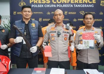 Polsek Cikupa Bongkar Sindikat Curanmor: Empat Tersangka Berhasil Ditangkap!