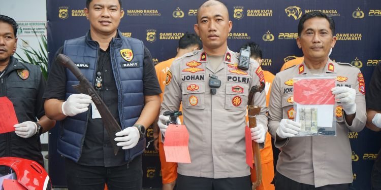 Polsek Cikupa Bongkar Sindikat Curanmor: Empat Tersangka Berhasil Ditangkap!