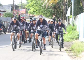 HUT ke-74 Humas Polri: Polresta Tangerang Eratkan Sinergi dengan Wartawan Lewat Gowes dan Baksos