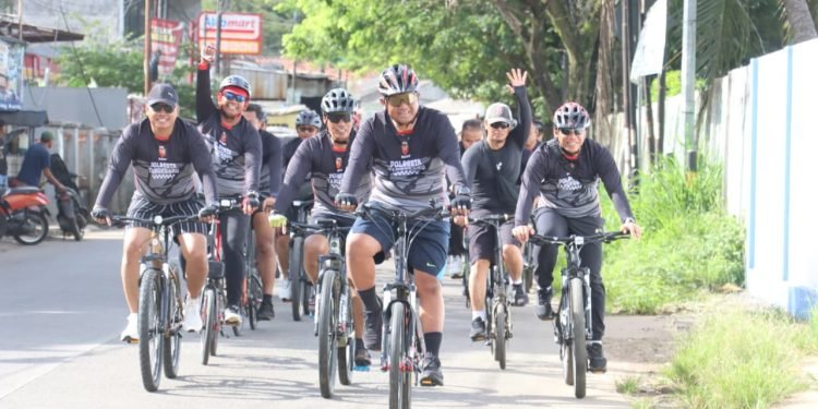 HUT ke-74 Humas Polri: Polresta Tangerang Eratkan Sinergi dengan Wartawan Lewat Gowes dan Baksos