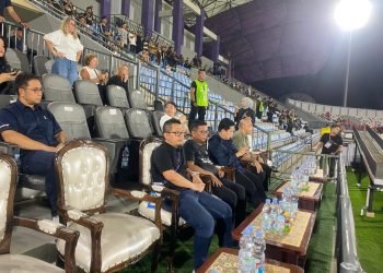 Andra Soni Saksikan Dewa United Berjuang Imbang Lawan Phnom Penh Crown FC