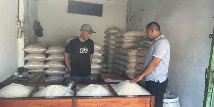 Satgas Pangan Polres Serang Jamin Harga Beras di Kibin Sesuai HET