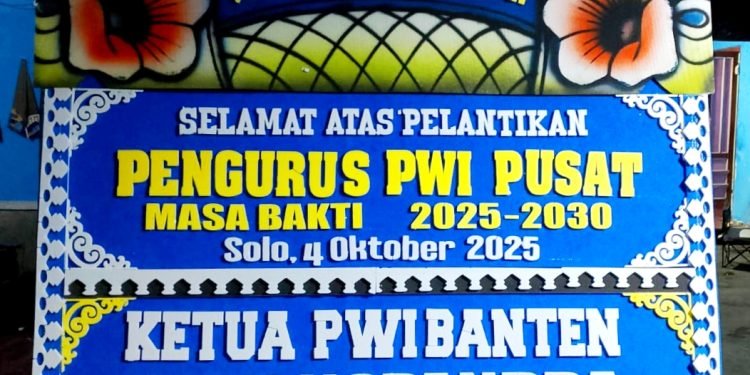 Ketua PWI Banten Rian Nopandra Akan Hadiri Pelantikan PWI Pusat di Solo