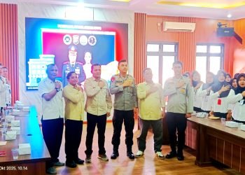 Garda Terdepan Pangan Sehat: Polres Serang Latih Relawan Dapur Bergizi Gratis
