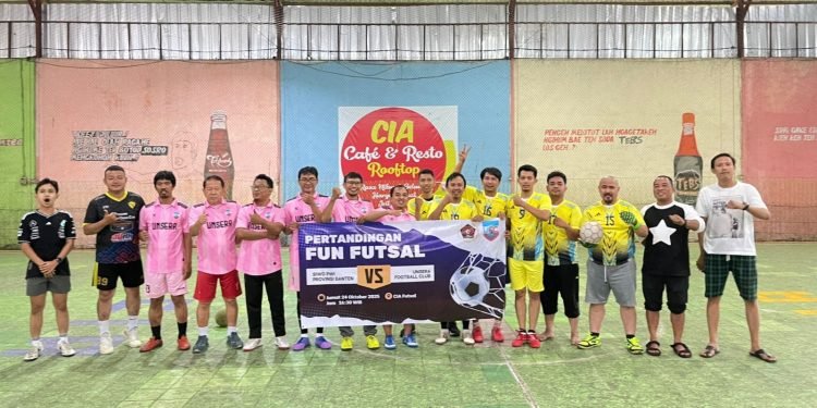 Fun Futsal SIWO PWI Banten vs UNSERA FC: Silaturahmi yang Penuh Semangat dan Sportivitas