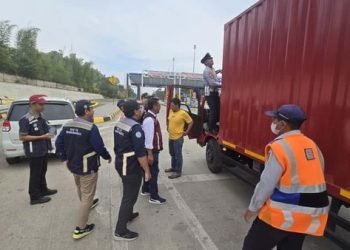 ODOL Ditindak Tegas di Tol Bakauheni-Terbanggi Besar: 147 Kendaraan Kena Razia