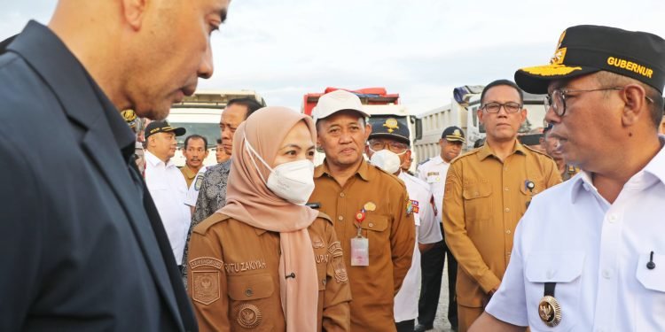 Bupati Serang Dampingi Sidak Truk ODOL, Komitmen Banten Tertibkan Angkutan Tambang